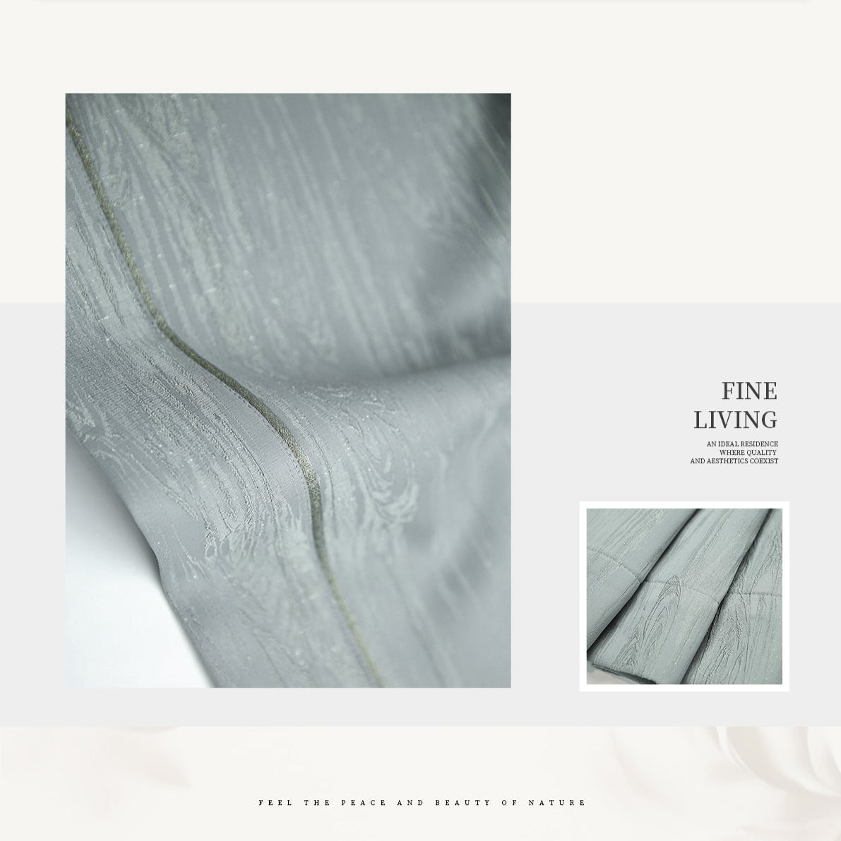 Songting Yishui curtains: They are crisp and not prone to wrinkling, making the hanging effect more upscale-海智集-