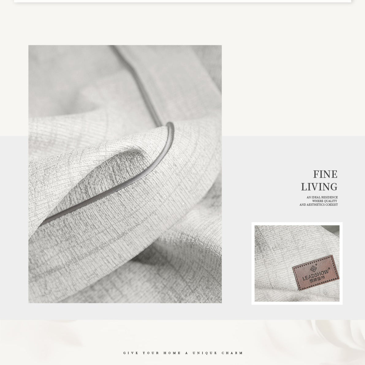 Elegant Time Curtains: Fine textures enhance a comfortable atmosphere-海智集-