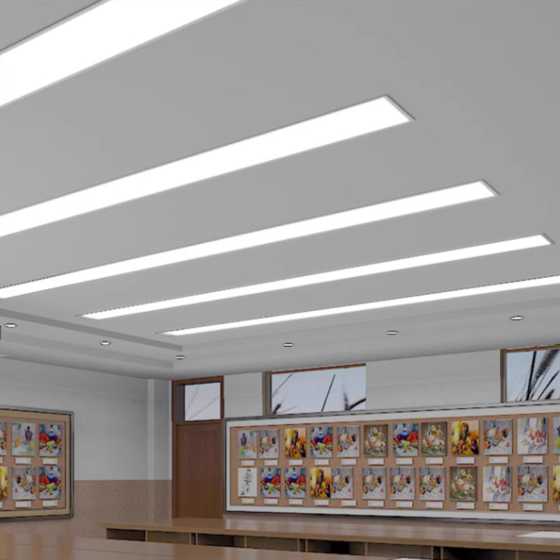 SURFACEMOUNTED BACKLIT PANEL - Ultra Bright Ceiling Mounted LED Panel Light, 300x1200x38mm, 30/36/40W - Versatile Installation, High Temperature Resistant Optical Lens, White Finish-海智集-
