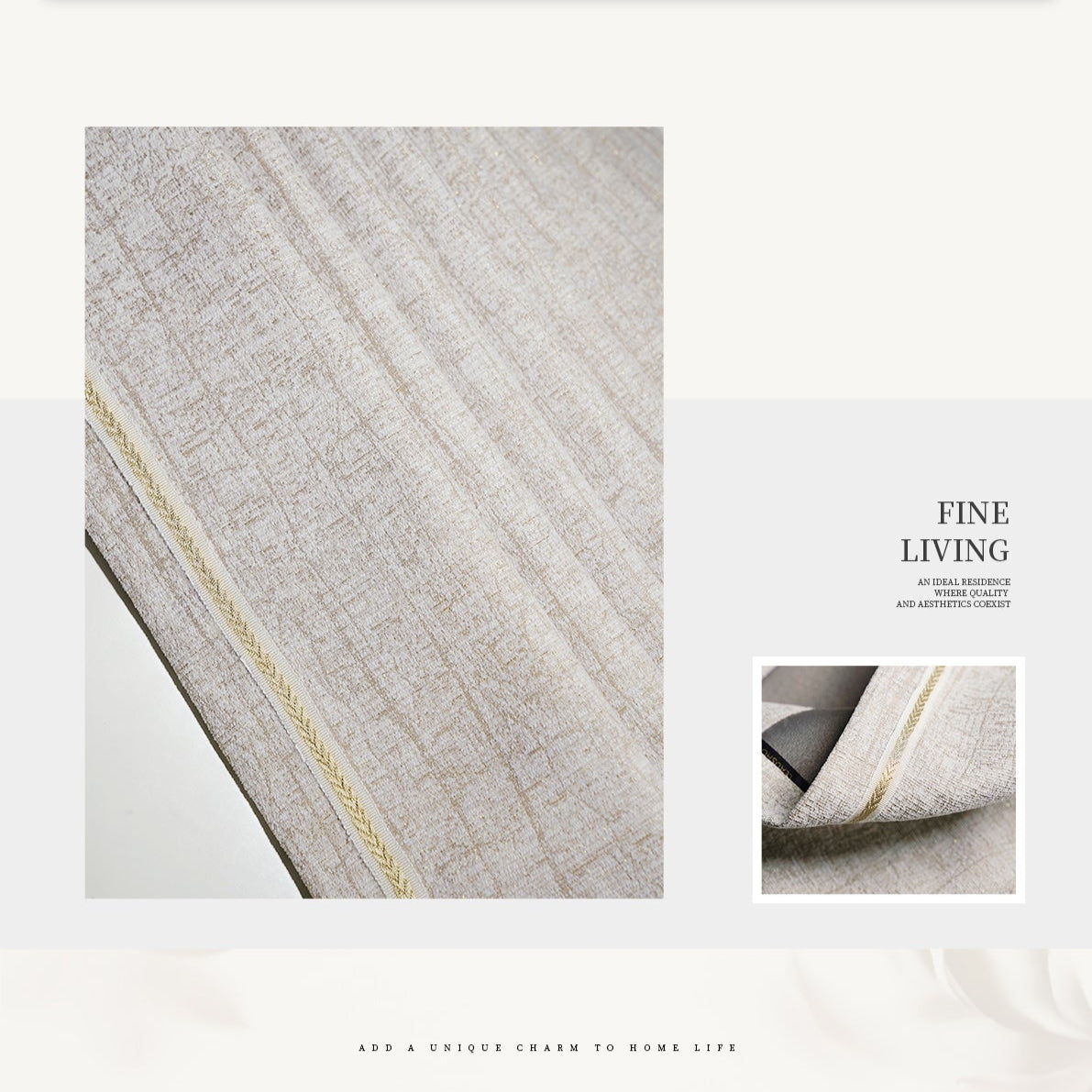 Urban Forest Curtains: High-precision yarn-dyed Jacquard curtains - finely woven, simple yet not simplistic-海智集-