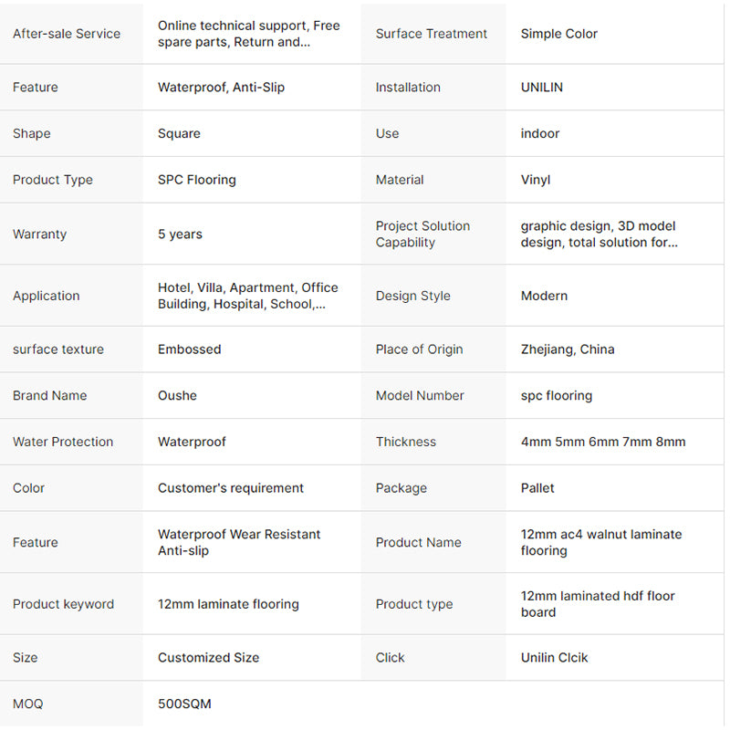 Manufacturer Hybrid Engineering Waterproof Click Rigid Core Vinyl WPC Spc Flooring Vinyl Plank Piso-海智集-