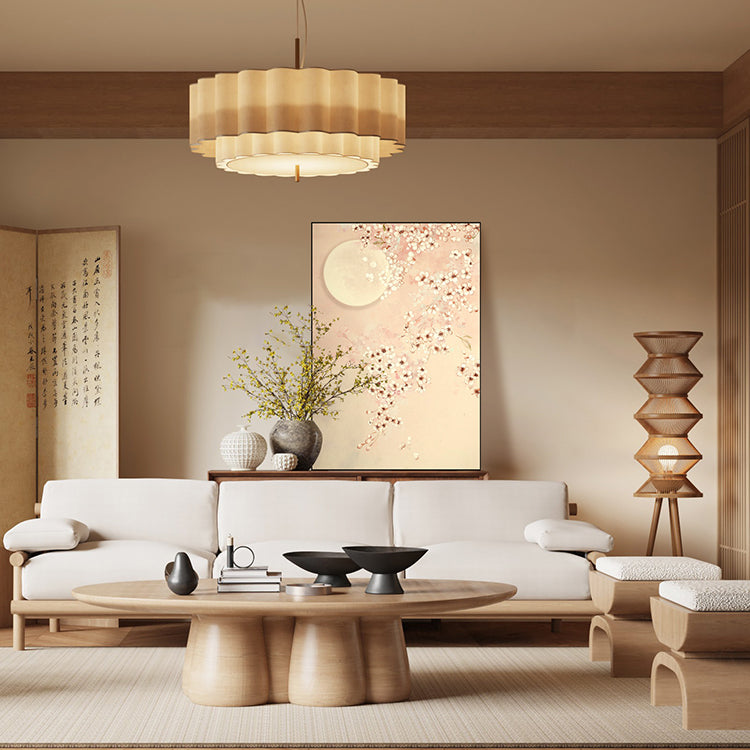 Decorative Art-Drooping Branches and Flowing Rosy Clouds-海智集-