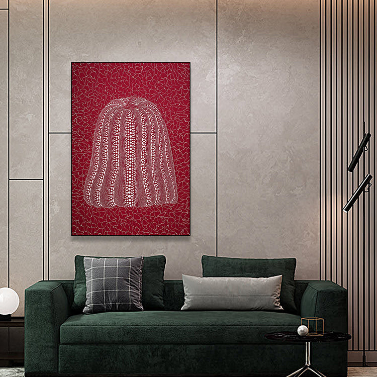 Decorative ArtPolka Dot Series - Pumpkin (red)-海智集-