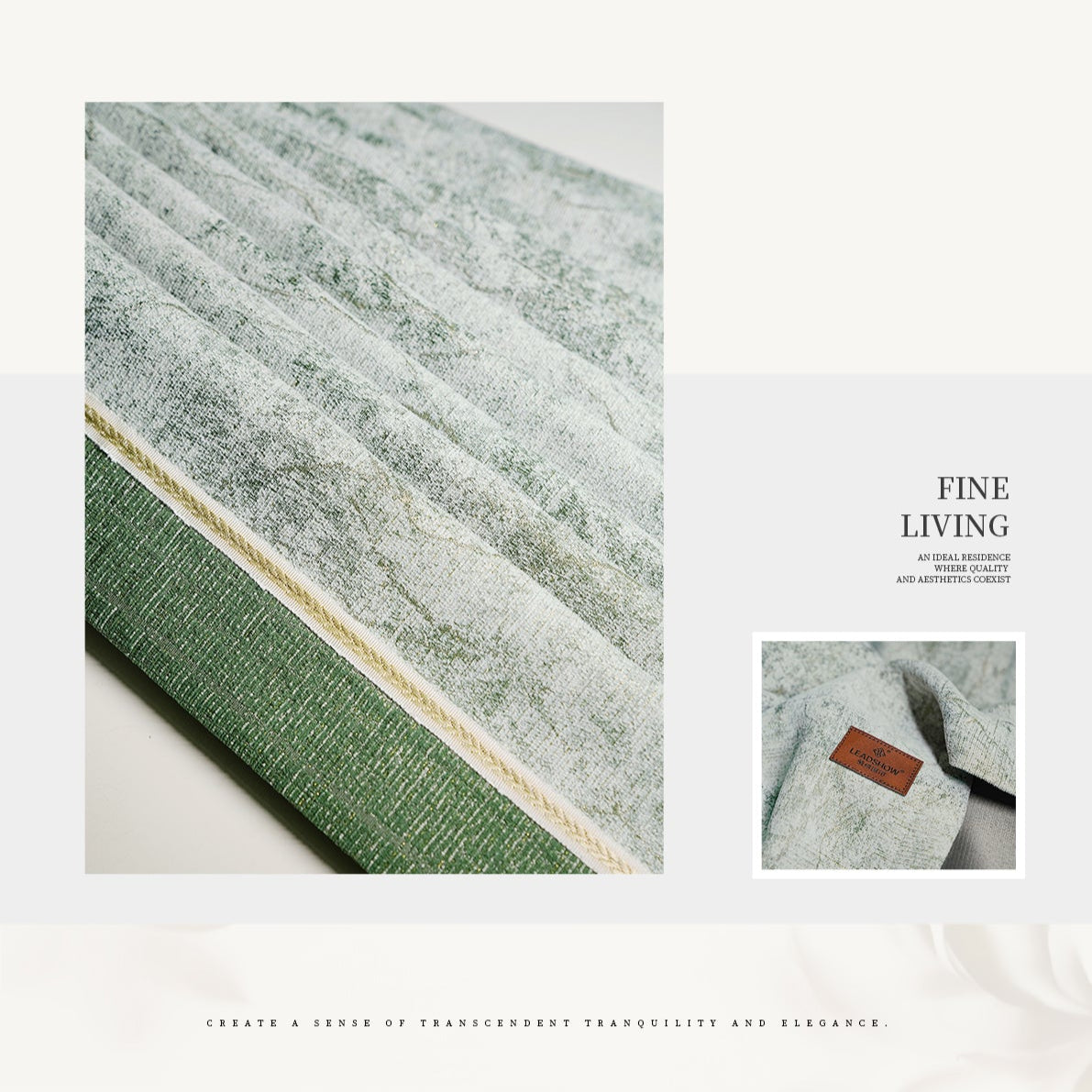 Mingxiang Yayun Curtains: Yarn-dyed weaving technique, do not fade over time and remain as good as new-海智集-