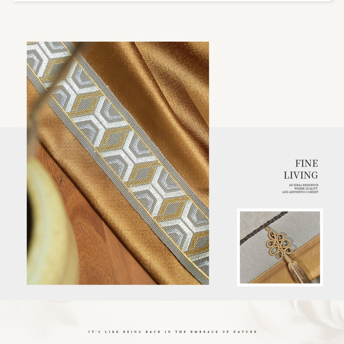 Misty mountain wild curtains: High-precision yarn-dyed jacquard craftsmanship-海智集-