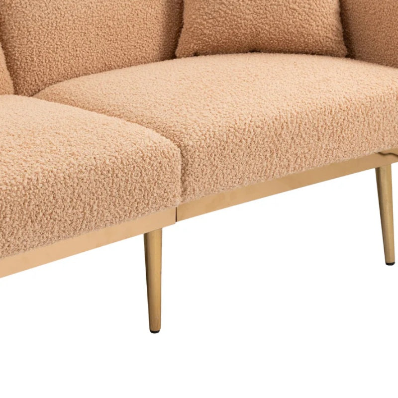 COOLMORE Velvet Sofa , Accent sofa .loveseat sofa with metal feet-海智集-Default-