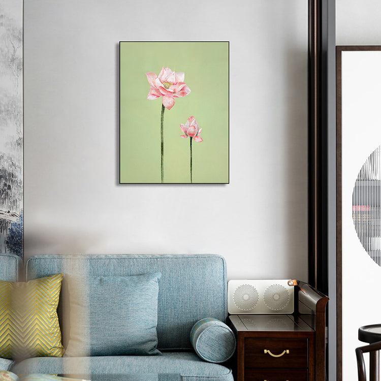 Decorative Art-Lotus Blooms with Every Step-海智集-