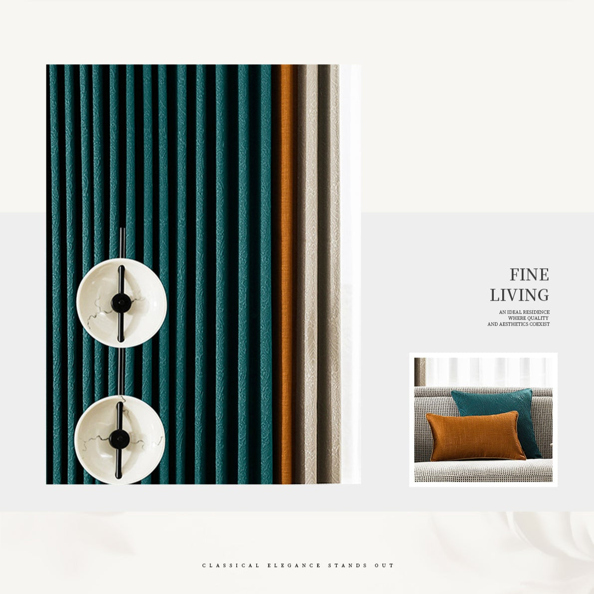 Milin Ancient Castle Curtains: Particularly suitable for residences with classical architectural styles-海智集-