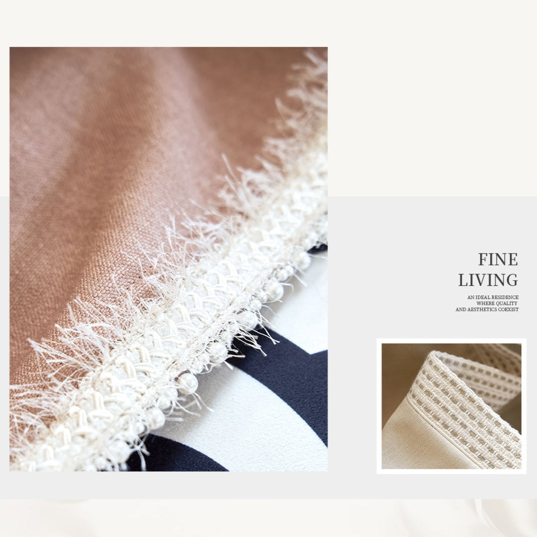 Oxygen Ballet Curtains:expertly crafted from high-quality multi-color faux linen material-海智集-