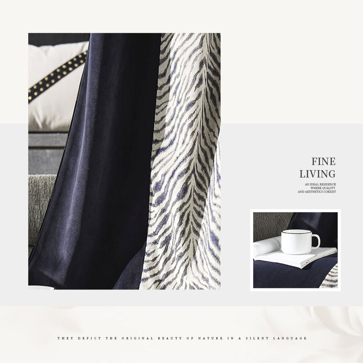 Simple and elegant curtains: Suitable for Bohemian, country or Nordic style Spaces-海智集-
