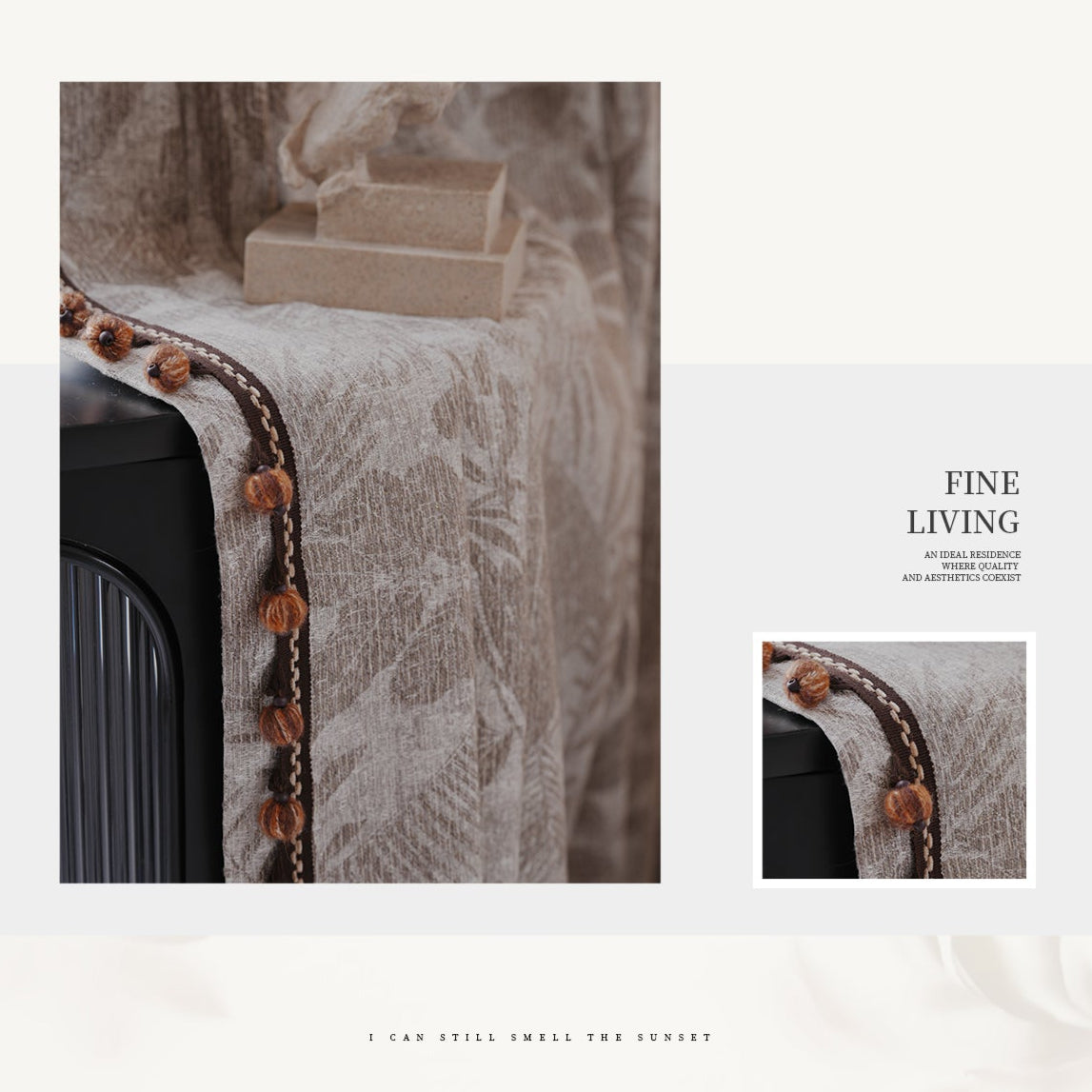 The setting sun is intoxicated Curtain:Enjoy the tranquility and privacy you deserve as this curtain effectively shields your interior from harsh sunlight-海智集-
