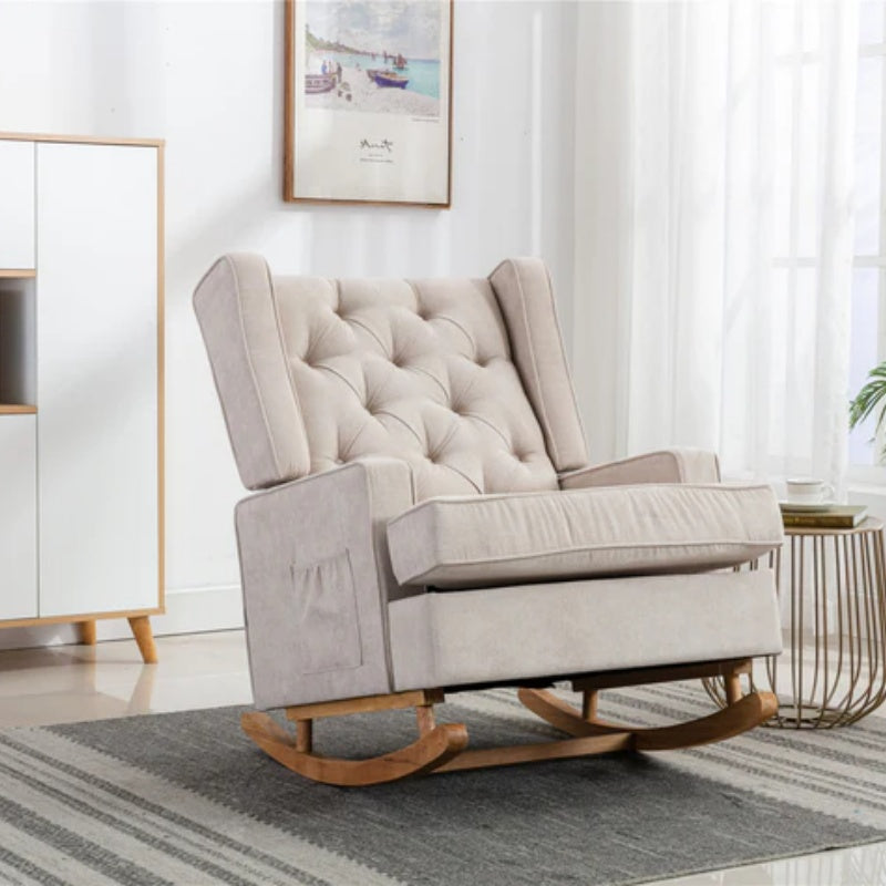 COOLMORE living room Comfortable rocking chair accent chair-海智集-Default-