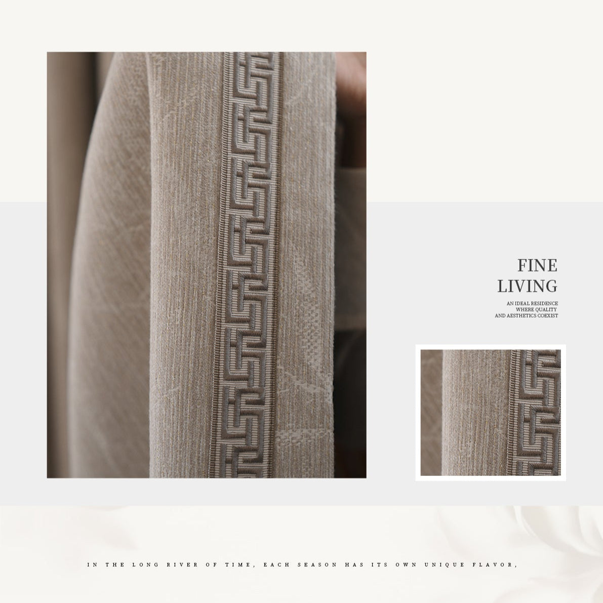 In the tea at four times Curtain:create an inviting ambiance in any space-海智集-