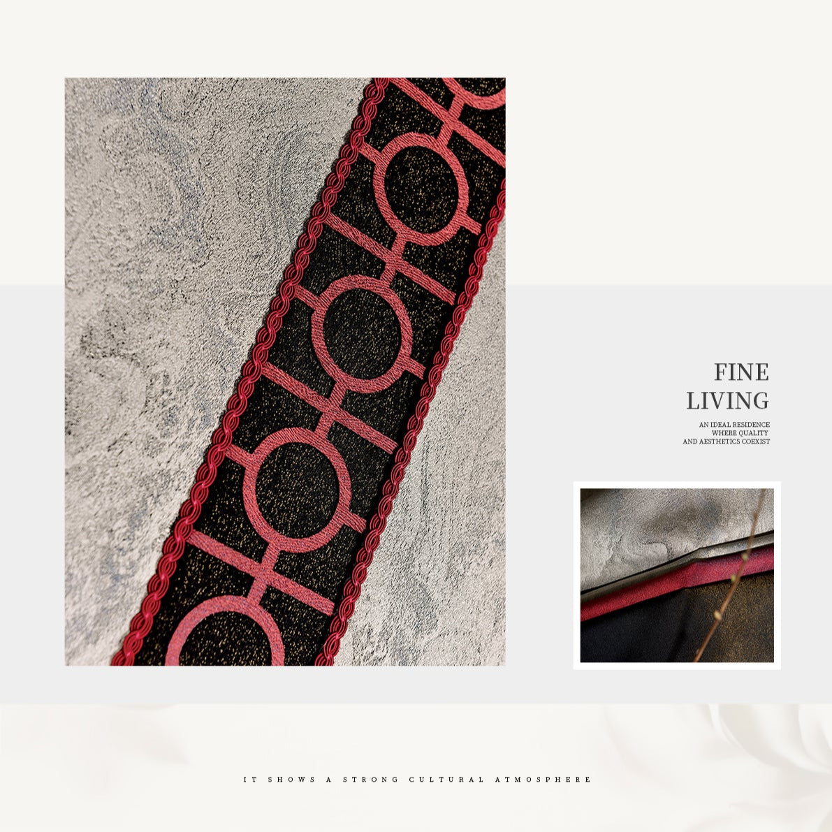 Shadow Floating Fragrance Curtain: Double-layer woven structure enhances durability-海智集-
