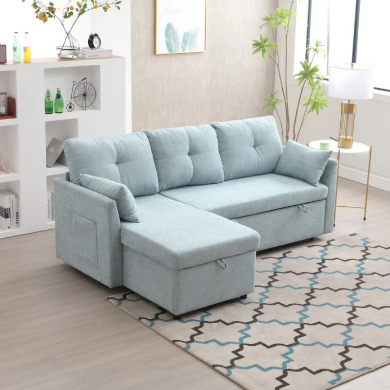 UNITED WE WIN-Furniture, modular L-shaped sofa, modular long sofa with reversible chaise lounge, Sofa bed, Sleeper sofa, modular sofa combination with storage seats.-海智集-Default-