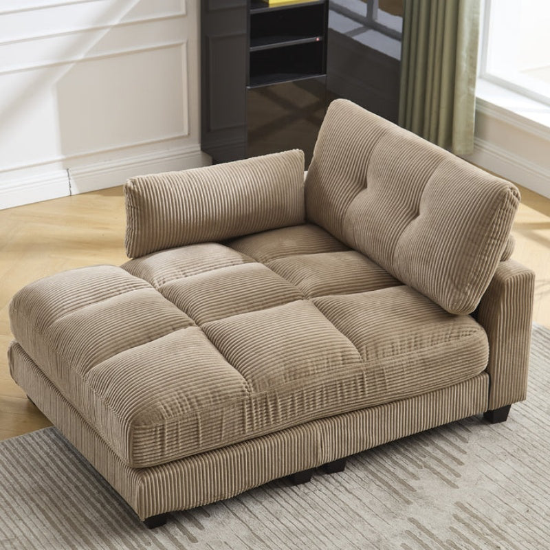 UNITED WE WIN Sleeper Sofa Couch Bed,Oversized Chaise Lounge Chair Cozy Cloud Couch-海智集-Default-