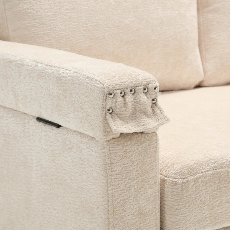 UNITED Sectional Sofa Reversible Sectional Sleeper Sectional Sofa with Storage Chaise-海智集-Default-