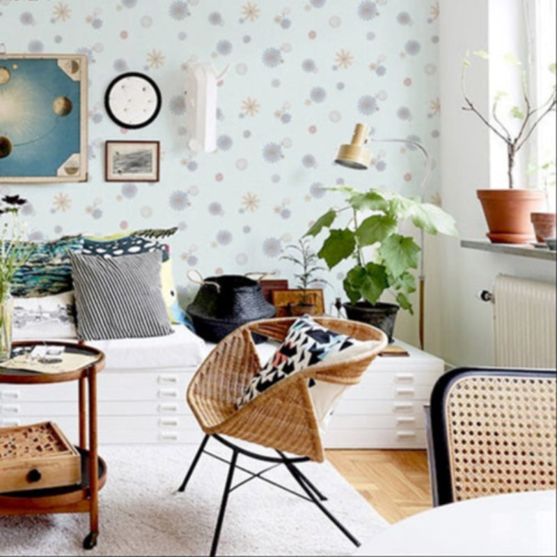 Huafang Paradise Wallpaper: The innocent charm highlighted by the embroidered wall fabric-海智集-