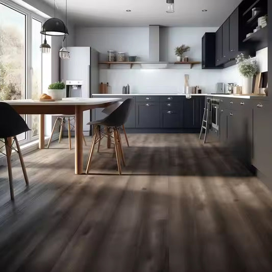 LVT Vinyl Plank Flooring 4mm Pvc Plastic Floor Click Lock-海智集-