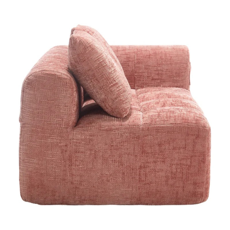 UNITED WE WIN Chenille Loveseat Sofa,Minimalist Modular Couches Sleeper for Living Room Bedroom Apartment Lounge-海智集-Default-