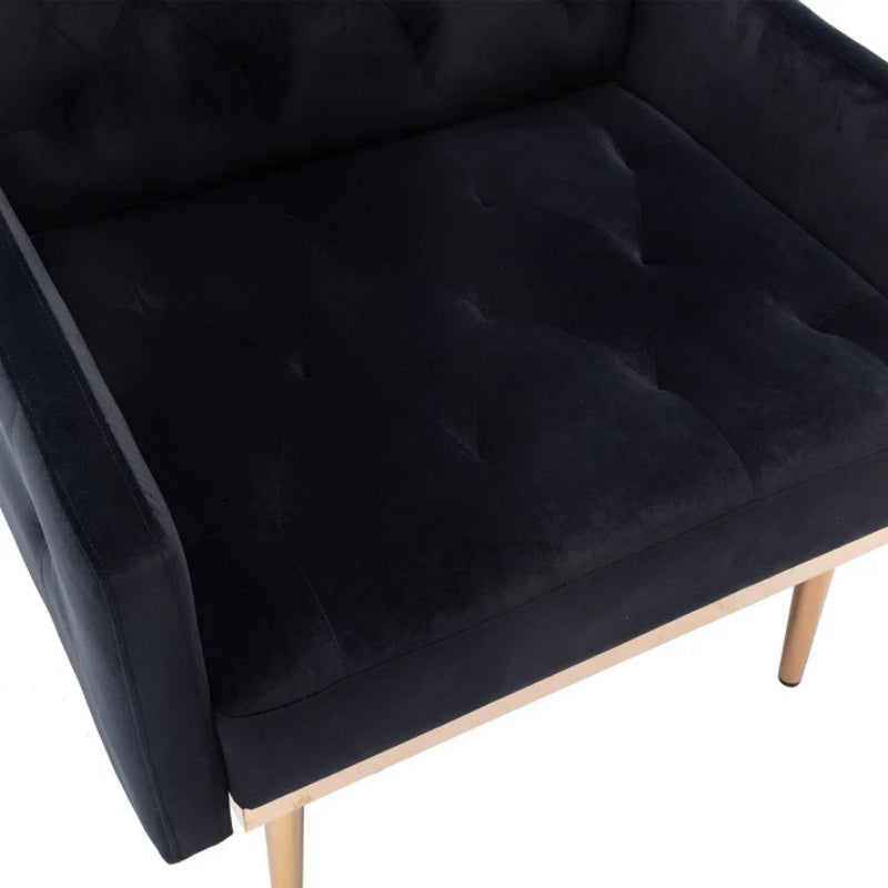 COOLMORE Accent Chair ,leisure single sofa with Rose Golden feet-海智集-Default-