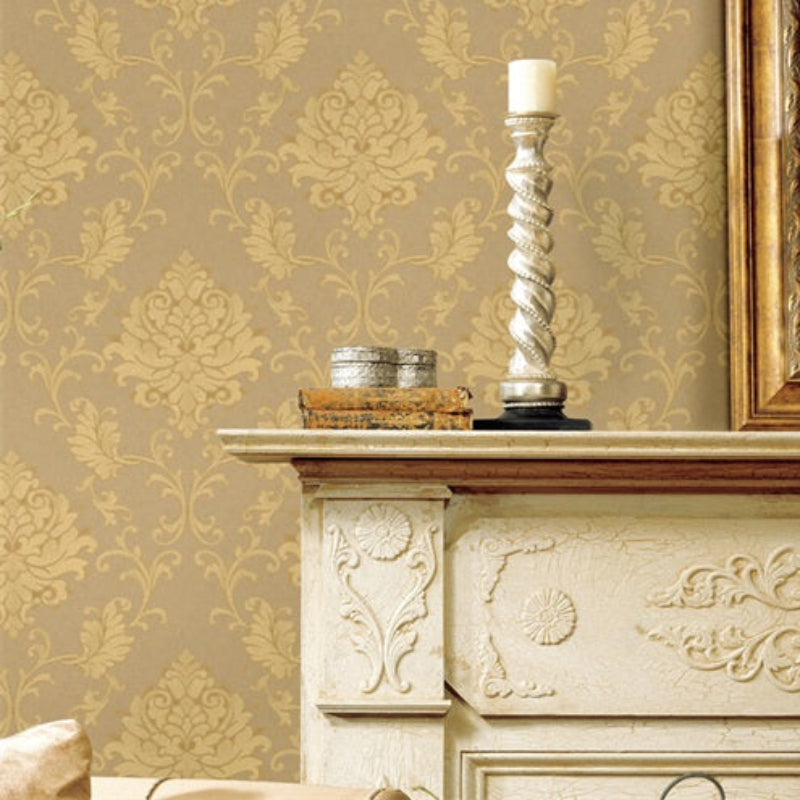 The blooming flowers Wallpaper: Endowing the living room with a European romantic style-海智集-