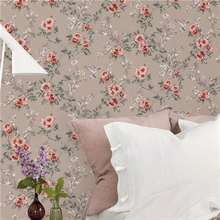 Spring Dance Wallpaper: The Romance of the Bedroom Interpreted by Linxiu Wall Fabric-海智集-