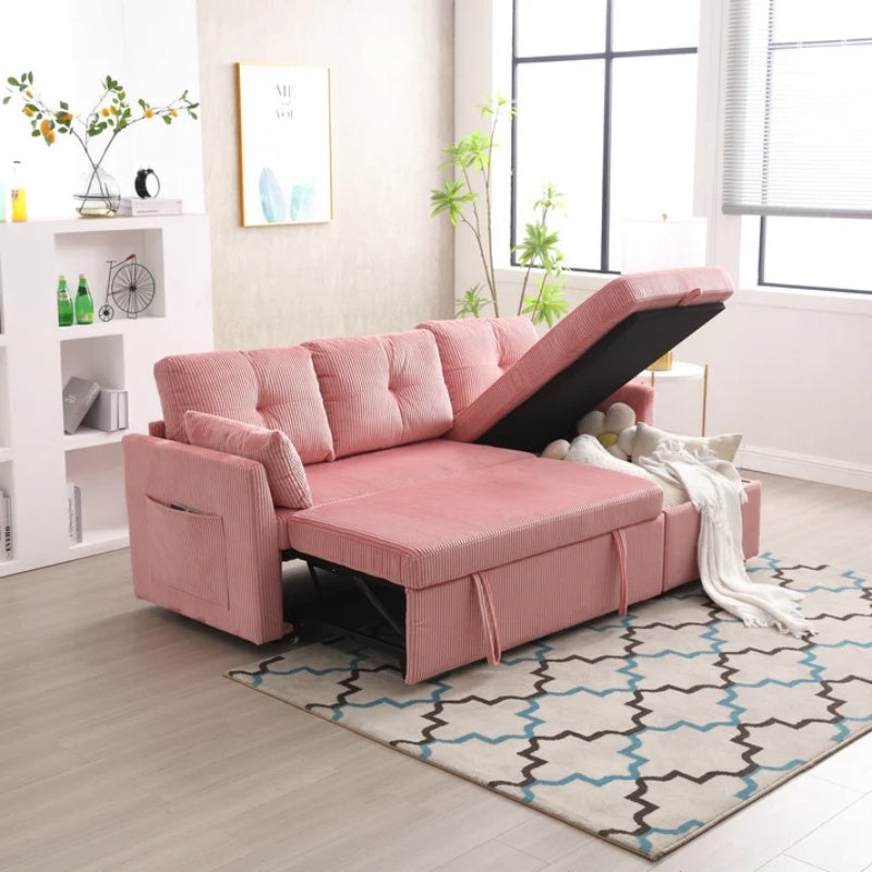 UNITED WE WIN-Furniture, modular L-shaped sofa, modular long sofa with reversible chaise lounge, Sofa bed, Sleeper sofa, modular sofa combination with storage seats.-海智集-Default-