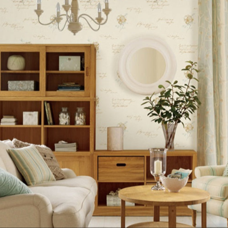 Solitary Embrace of secluded Fragrance Wallpaper: Creating an elegant environment that is modern and simple-海智集-
