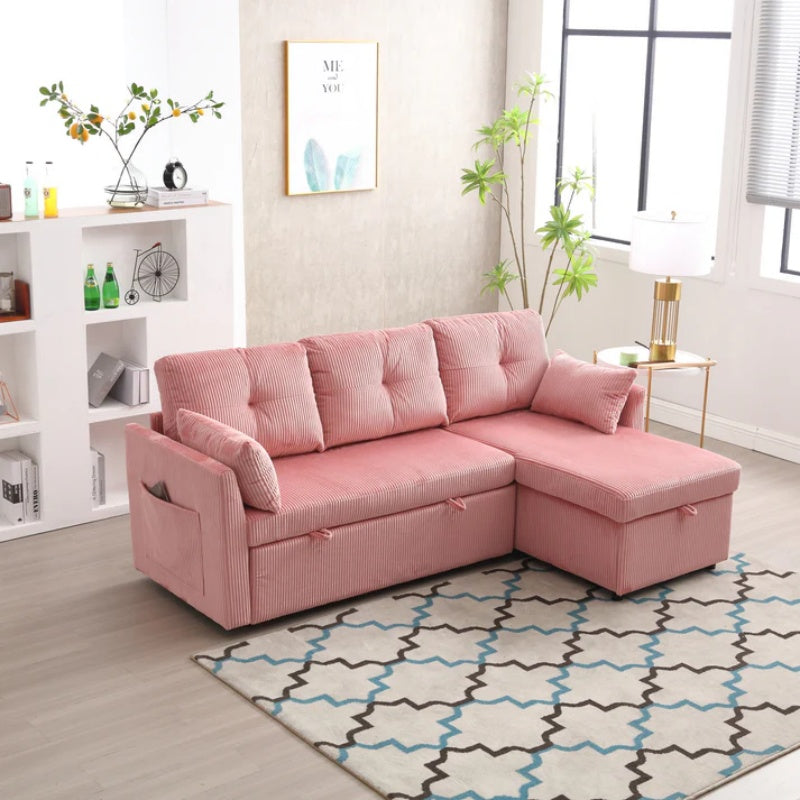 UNITED WE WIN-Furniture, modular L-shaped sofa, modular long sofa with reversible chaise lounge, Sofa bed, Sleeper sofa, modular sofa combination with storage seats.-海智集-Default-