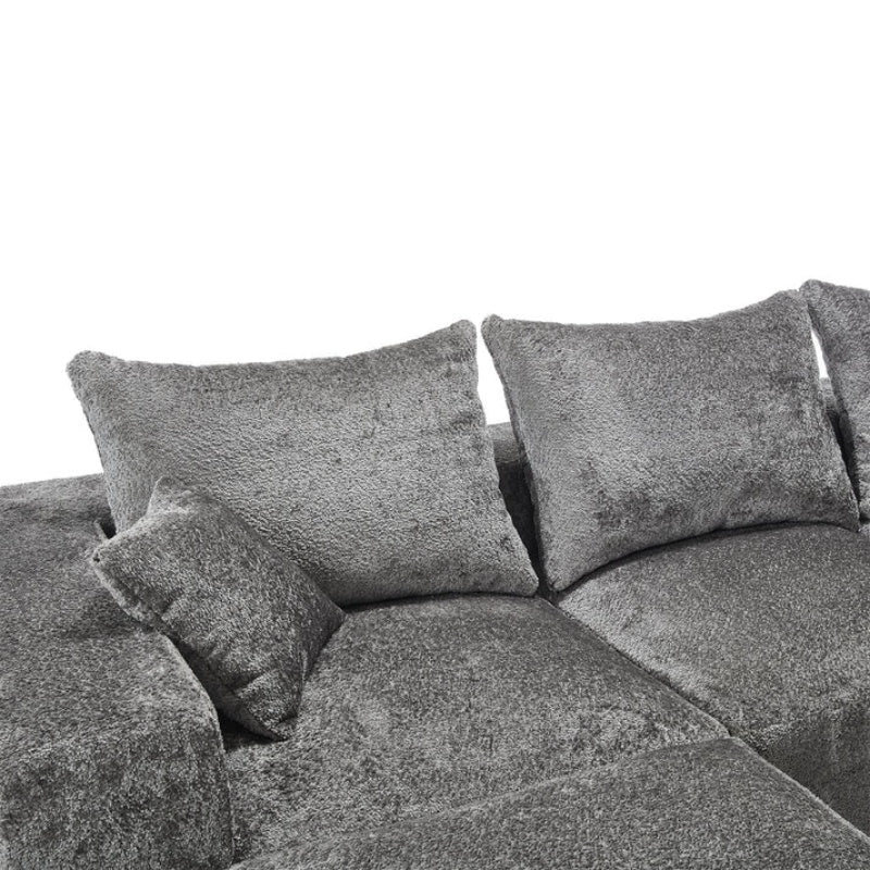 UNITED WE WIN Stylish fabric, excellent touch, L-shaped design, intimate comfort, large seated depth, free stretch, random combination, flexible, full compression, no installation of the sofa-海智集-Default-