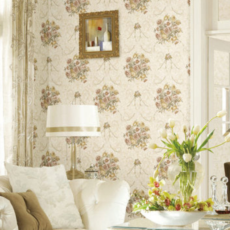 Silent Fragrance Wallpaper: Adding a luxurious touch to a European-style living room-海智集-