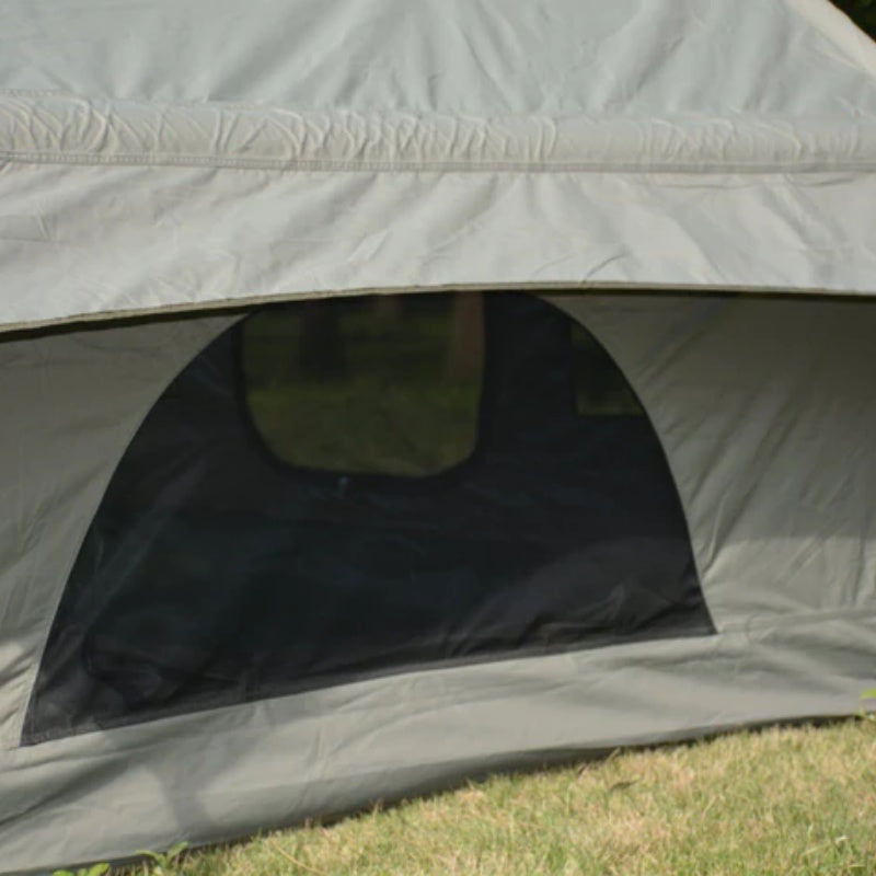 Inflatable Camping Tent Easy Setup 4 Season Glamping Tent with High Performance Inflatable Structure 4-6 Persons Waterproof Windproof Outdoor Self-Supporting Blow up Tent Air Tent Portable House Green-海智集-Default-