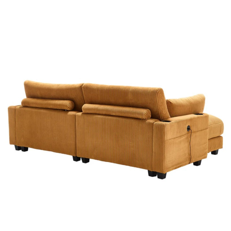 UNITED WE WIN Sleeper Sofa Couch Bed,Oversized Chaise Lounge Chair Cozy Cloud Couch-海智集-Default-
