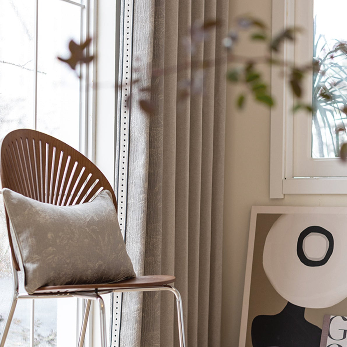 Aisite curtains: Chenille suede texture, soft and full to the touch, with excellent drape-海智集-