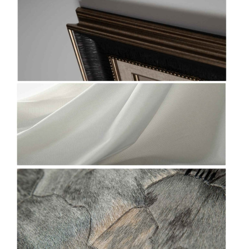 Decorative Art - Living Room & Bedroom Decor - Faux Silk Fabric with Suzhou EmbroideryMountain-Water Serenity Pavilion-海智集-