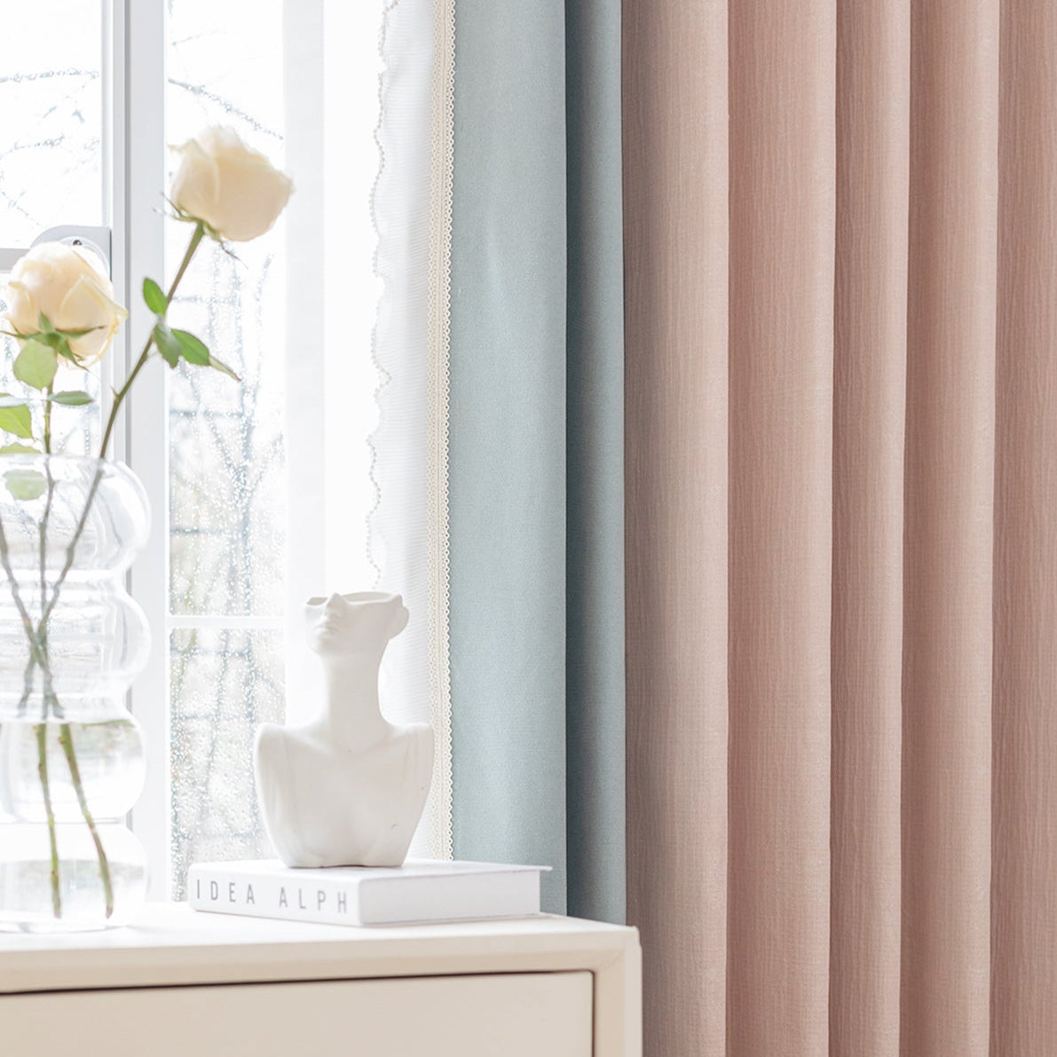 Merotti curtains: The exquisite jacquard texture instantly elevates the space's class-海智集-