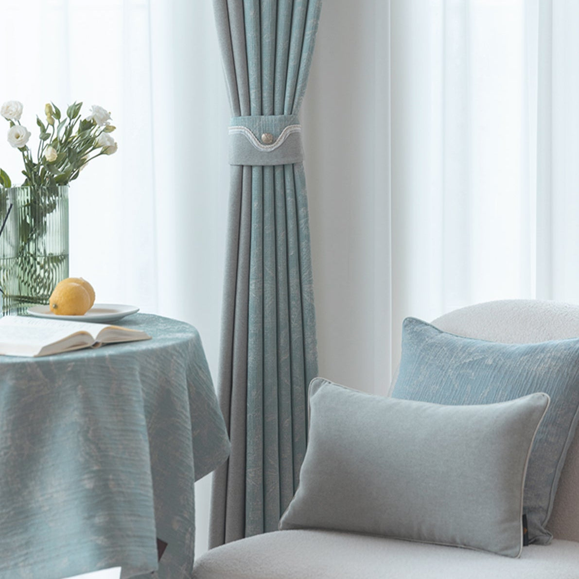 Elaine curtains: High-density fabric simultaneously improves the indoor acoustic effect-海智集-