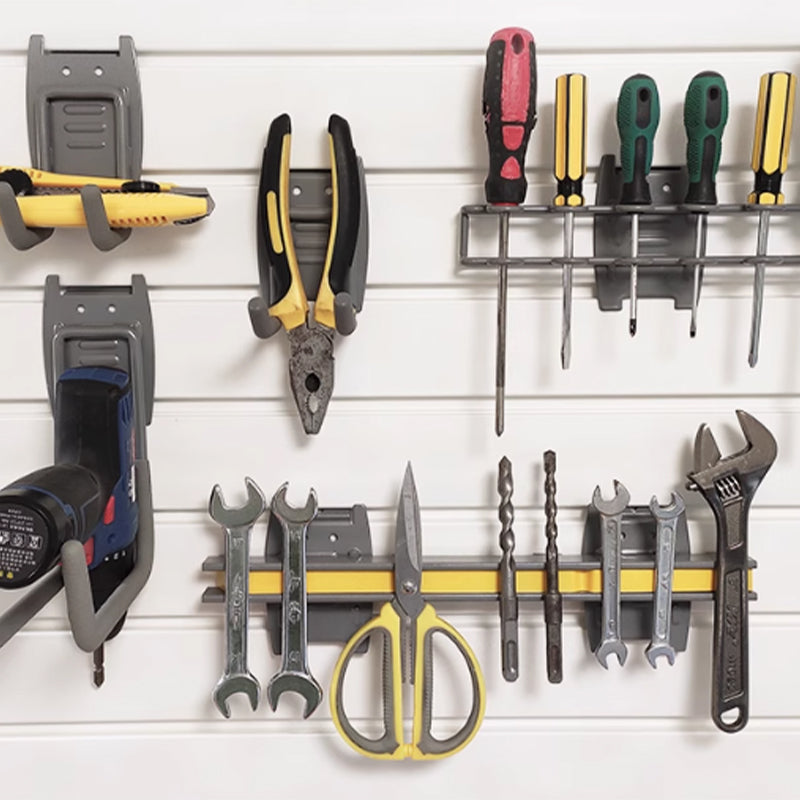 Heavy-Duty Magnetic Tool Strip Wall Hooks - Durable & Stylish Storage Solution, Customizable Hooks for Practical Organization, 70kg Load Capacity - GGQJ015, 3.5x41.0x11.0cm, Quality Construction-海智集-