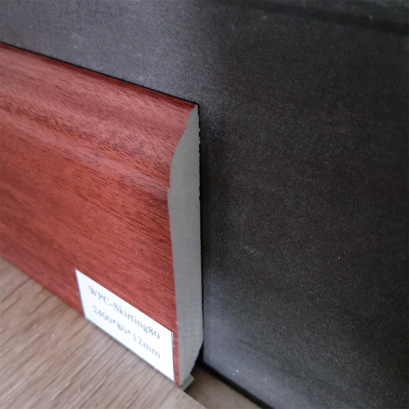 Spc Flooring Plastic Wood Rose Gold Pvc Skirting Board Waterproof Hospital Metal Sheet