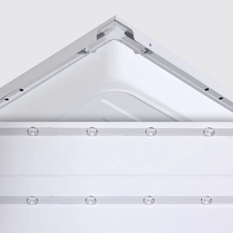 EDGE-LIT LED Panel Light - Ultra Bright Ceiling Light for Residential & Commercial Use - 620x620x9mm - 30/36/40/48W - Ideal for Office, Gym, School, Hospital & Basement Lighting - Energy Efficient Replacement for Fluorescent Troffer Fixtures-海智集-