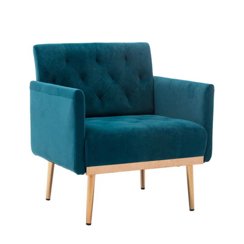 COOLMORE Accent Chair ,leisure single sofa with Rose Golden feet-海智集-Default-
