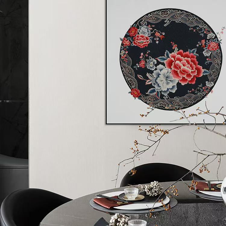 Decorative Art-Peony brings blessings-海智集-