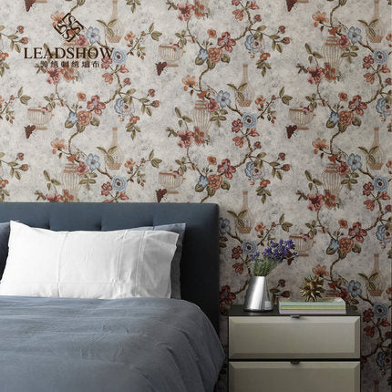 Holiday Rome Wallpaper: A casual space created by embroidered wall fabric-海智集-