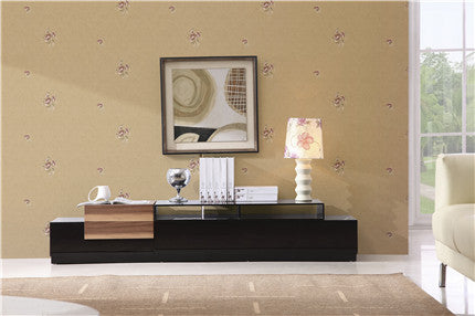 Fu Zhi Yun Wallpaper: A dreamy bedroom created with Lingxiu wall fabric-海智集-