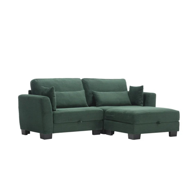 UNITED Modular Sectional Sofa L Shaped Modular Couch with Reversible Chaise Modular Sofa Sectional Couch with Storage Seats-海智集-Default-