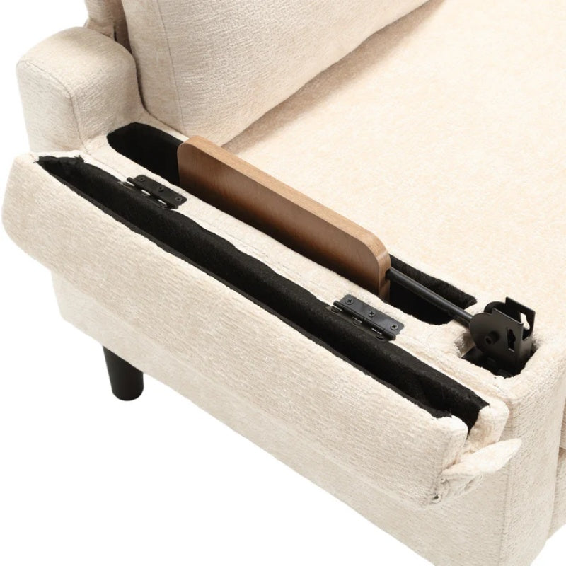 UNITED Sectional Sofa Reversible Sectional Sleeper Sectional Sofa with Storage Chaise-海智集-Default-