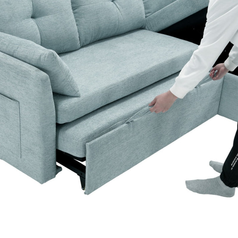UNITED WE WIN-Furniture, modular L-shaped sofa, modular long sofa with reversible chaise lounge, Sofa bed, Sleeper sofa, modular sofa combination with storage seats.-海智集-Default-