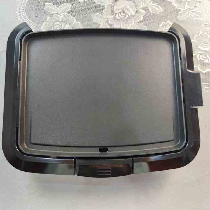 27cm Cooking Size Small Thermostat Height Design Indoor Electric Grill Pan with Griddle Smokeless Desktop Features-海智集-