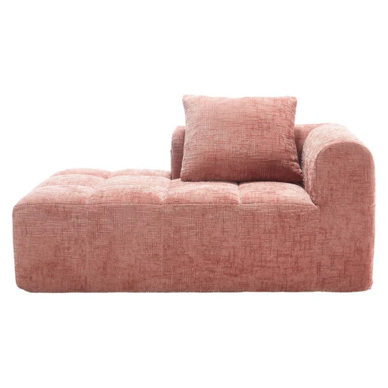 UNITED WE WIN Chenille Loveseat Sofa,Minimalist Modular Couches Sleeper for Living Room Bedroom Apartment Lounge-海智集-Default-